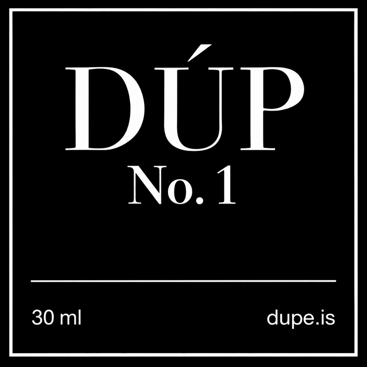 Dupe No. 01 - Amber & Tonka 30ml